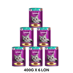 Combo 6 Lon 400G - Pate WHISKAS Tuna Flavour - Vị Cá ngừ Petmall