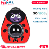Balo vận chuyển phi hành gia SONICE Funny Zoo size 42x33x22cm - Hình con bọ cánh cứng Petmall