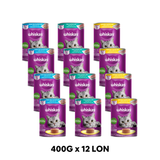 Combo 6 Lon 400G - Pate WHISKAS Sardines - Cá mòi Petmall