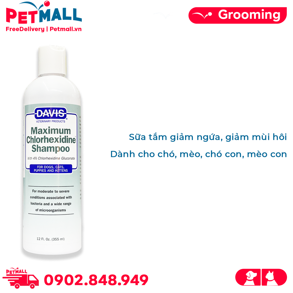 Davis maximum chlorhexidine shampoo cheap