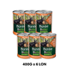 Combo 6 Lon 400G - Pate MONGE Bwild Grain Free - Vị Thịt Vịt, Bí Đỏ, Bí Xanh lon cho Chó lớn Petmall