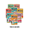 Hộp 12 Gói 70g - Pate mèo NEKKO GRAVY Tuna & Shrimp - Cá ngừ và Tôm Petmall