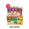 Hộp 12 Gói 70g - Pate mèo NEKKO Jelly Tuna & Seaweed, Steamed Egg - Cá ngừ và Trứng hấp rong biển Petmall