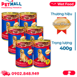 Combo 6 Lon 400G - Pate chó SmartHeart Vị Bò & Gan Petmall