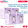 Combo Tấm lót vệ sinh HARU Potty Pads 76cm x 60cm - 120 miếng nhập Hàn Quốc Petmall
