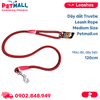 Dây dắt Trustie Leash Rope Medium Size | 120cm - Màu đỏ, dây bện Petmall