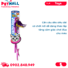 Đồ chơi cần câu chuột lông gà CattyMan Toys size lớn - Petmall