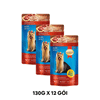  Hộp 12 Gói 130G - Pate SmartHeart Adult Beef Flavor Chunk in Gravy - Vị Bò, dành cho chó trưởng thành Petmall 