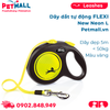 Dây dắt tự động FLEXI New Neon L (Dây dẹp 5m, < 50kg) - Màu vàng Petmall