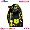 Dây dắt tự động FLEXI New Neon L (Dây dẹp 5m, < 50kg) - Màu vàng Petmall