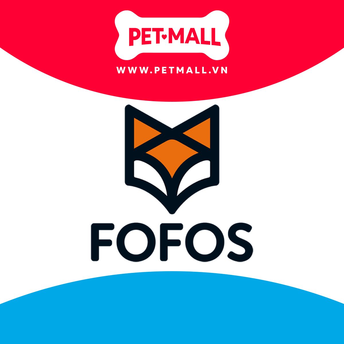 Đồ chơi FOFOS Milk Bone & Ball blue - bóng và xương hỗ trợ nhai gặm, Xanh dương Petmall