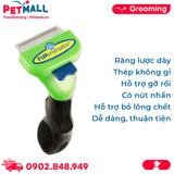 Lược chải mượt lông Furminator Deshedding Tool Long-Hair Brush Size S - Dành cho chó lông dài Petmall
