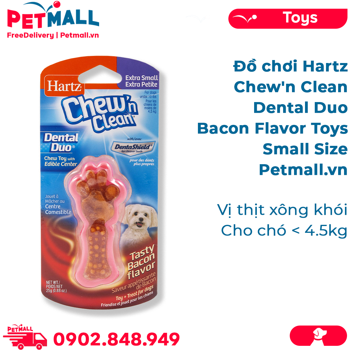 Hartz chew n clean dental cheap duo