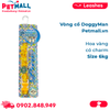 Vòng cổ DoggyMan Size 6kg - Hoa vàng, có charm Petmall