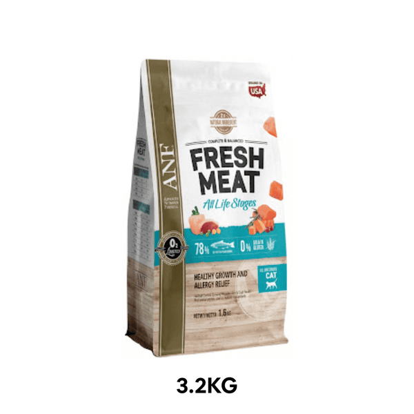 3.2KG - Thức ăn mèo ANF Fresh Meat All life stages for cat gấp đôi thịt tươi - Cân bằng dinh dưỡng cho mèo mọi lứa tuổi Petmall