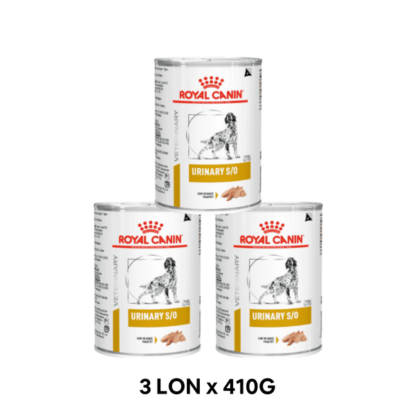 3 Lon 410G - Pate chó Royal Canin Urinary Canine S/O Loaf - Hỗ trợ trị sỏi bàng quang Petmall