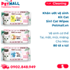  Khăn giấy ướt vệ sinh Kit Cat 5in1 Cat Wipes - 80 miếng - 15x20cm - Vệ sinh toàn thân cho Mèo Petmall 