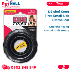 Đồ chơi Kong Tires Toys Small Size - Cho chó <16kg, có thể nhét treats Petmall