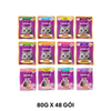 Combo 48 Gói 80G - Pate Mèo Whiskas Kitten - Mix vị Petmall