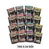 Combo 24 Gói 70G - Pate mèo MARIA Mix vị - Chicken, Tuna, Salmon, Mackerel, Squid Petmall