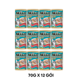 Hộp 12 Gói 70g - Pate mèo NEKKO GRAVY Tuna & Shirasu - Cá ngừ và Cá cơm Petmall