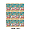 Hộp 12 Gói 70g - Pate mèo NEKKO GRAVY Tuna & Shirasu - Cá ngừ và Cá cơm Petmall