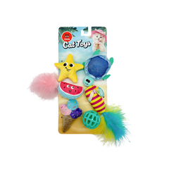 Đồ chơi FF Sea life Cat toy - Set 6 cái chủ đề biển Petmall