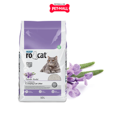 10L - Cát vệ sinh Bentas Rocat Lavender Scented Clumping Bentonite Cat Litter Gói - Hương Lavender, vón cục khử mùi tuyệt đối Petmall