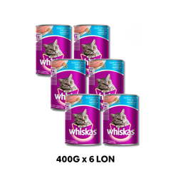Combo 6 Lon 400G - Pate WHISKAS Ocean Fish Flavour - Vị Cá biển Petmall