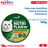 Combo pate mèo NutriPlan 160g - 12 lon Mix vị Petmall