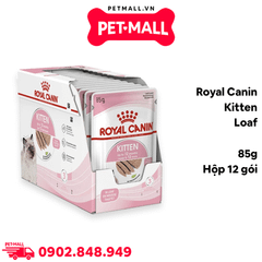 Pate mèo Royal Canin Kitten Loaf 85g - Hộp 12 gói Petmall