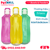 Bình nước du lịch Frisco Pet Travel Drink Bottle 750ml - Size 8.5x7.5x26.5cm Petmall