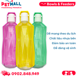 Bình nước du lịch Frisco Pet Travel Drink Bottle 500ml - Size 7.5x6.5x23cm Petmall