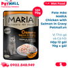  Hộp 12 Gói 70G - Pate mèo MARIA Chicken with Salmon in Gravy - Vị Thịt gà và Cá hồi Petmall 