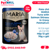  Hộp 12 Gói 70G - Pate chó MARIA Tuna with Salmon Shirasu in Gravy for Adult - Vị Cá ngừ và Cá hồi Petmall 