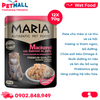 Hộp 12 Gói 70G - Pate mèo MARIA Mackerel with Salmon in Jelly - Vị Cá thu và Cá hồi Petmall