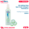  Xịt dưỡng lông Spa Fresh Cologne 236ml - Hương dưa leo tươi mát Petmall 