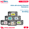  Khăn giấy ướt vệ sinh Absorb Charcoal Pet Wipes - Than hoạt tính, vệ sinh toàn thân cho thú cưng Petmall 