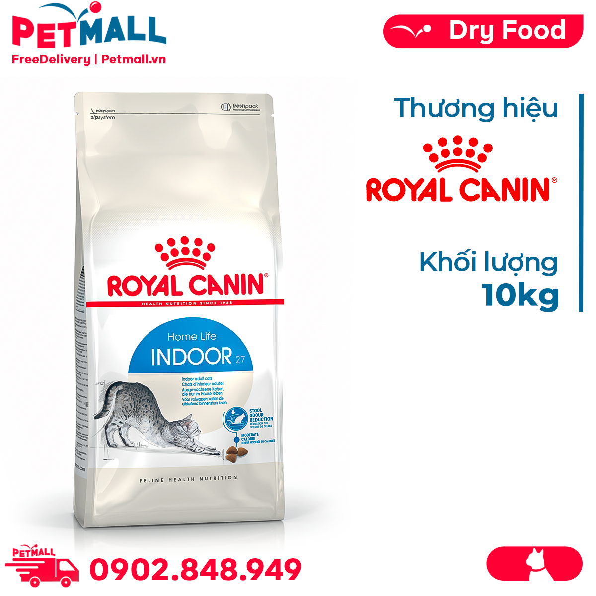 Royal canin 2025 indoor 10kg