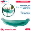  Võng mèo lười treo kính CattyMan Size 70x25x16cm - Hỗ trợ thư giãn Petmall 