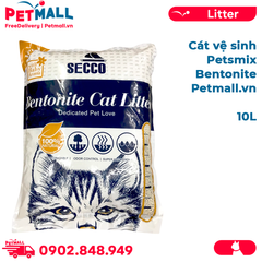 Cát vệ sinh Petsmix Bentonite Cat Litter 10L Petmall