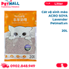  Cát vệ sinh mèo ACRO SOYA Cat Litter 20L - Lavender Petmall - Giống Cature Tofu 