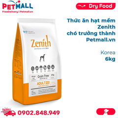 6KG - Thức ăn hạt mềm Zenith chó trưởng thành - Korea Petmall