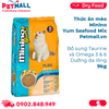  9KG - Thức ăn mèo Minino Yum Seafood Mix - Bổ sung Taurine và Omega 3 & 6 dưỡng da lông Petmall 