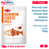  Phô mai viên Petsmix Bow Cheese Roll Salmon 120g - Phô mai cuộn cá hồi Petmall 