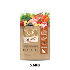 5.6KG - Thức ăn mèo ANF 6Free Plus Adult Indoor Cat - Bổ sung Omega 3&6 cho mèo trưởng thành Petmall