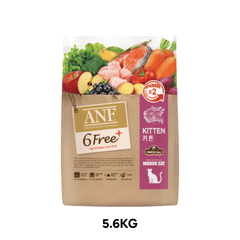 5.6KG - Thức ăn mèo ANF 6Free Plus Kitten Indoor - Bổ sung Omega 3&6 cho mèo con Petmall