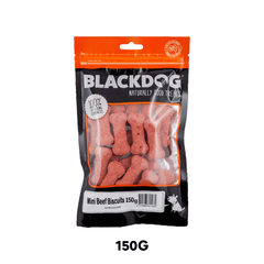 Treats Blackdog Beef Biscuits 150g - Bánh quy hình khúc xương vị Bò Petmall