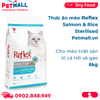 6KG - Thức ăn mèo Reflex Salmon & Rice Sterilised 6kg - Dành cho mèo triệt sản, vị cá hồi và gạo Petmall