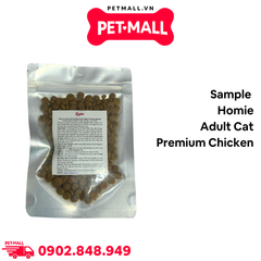 Sample Thức ăn cho mèo trưởng thành 50g - Thịt Gà Homie Premium Petmall